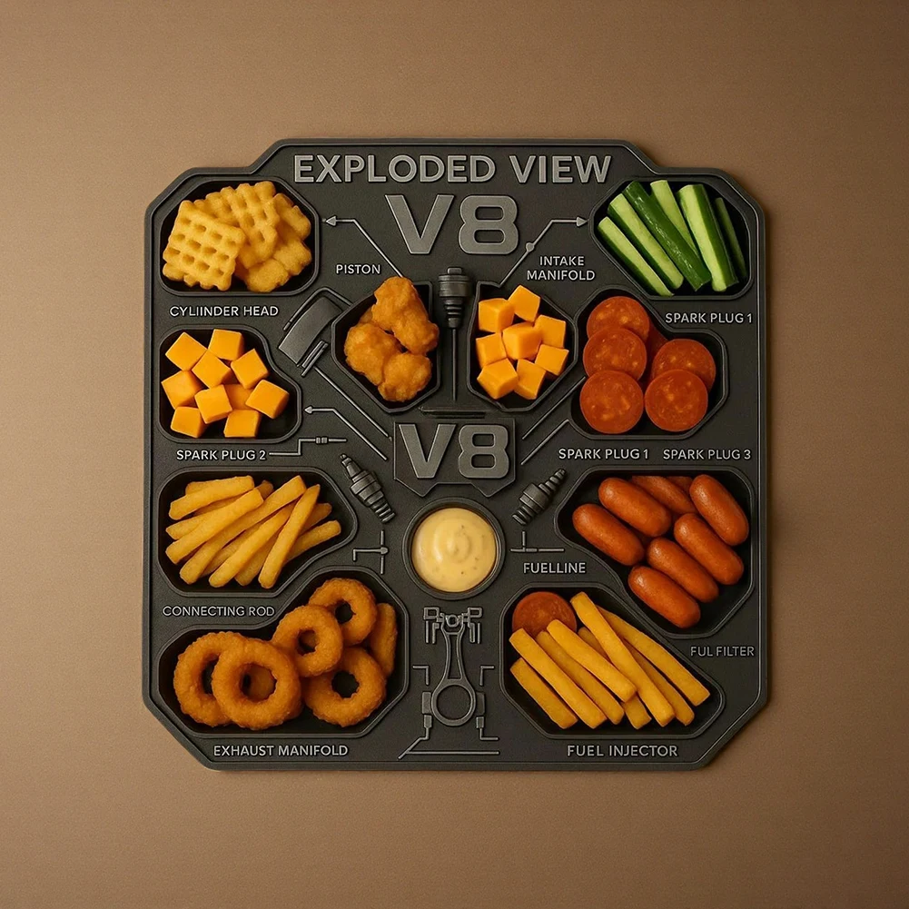 

Забавные тарелки для мясных изделий, большой забавный сервировочный поднос для домашней вечеринки