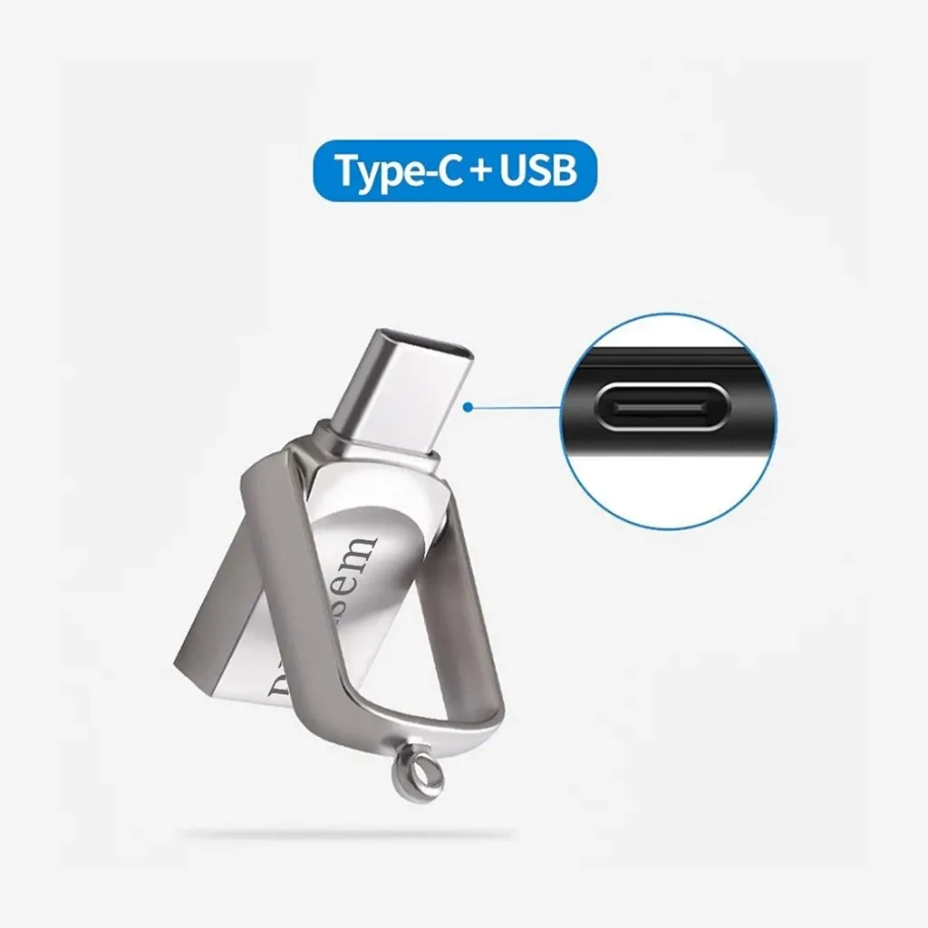 Bliksem 2in1 USB Flash Drive 32GB 64GB 128GB for TYPE-C PC High Speed USB Flash Drive 128GB USB 2.0 TYPE-C 32GB 64GB Pen Drive