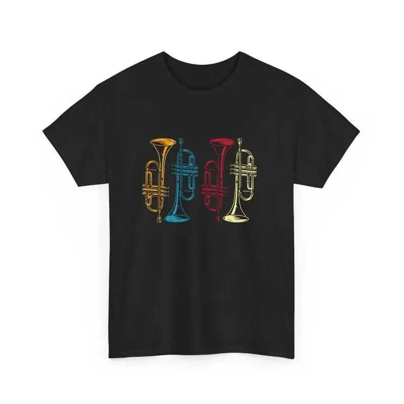 Trompeter Trompetenspieler Marschkapelle Retro Trompeten T-Shirt