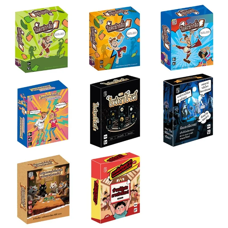 Party Card Game Ice Breaker Thai Theme Deck for Friends Adults Fun Night Gathering Travel Birthday Gift Couples Group Activity
