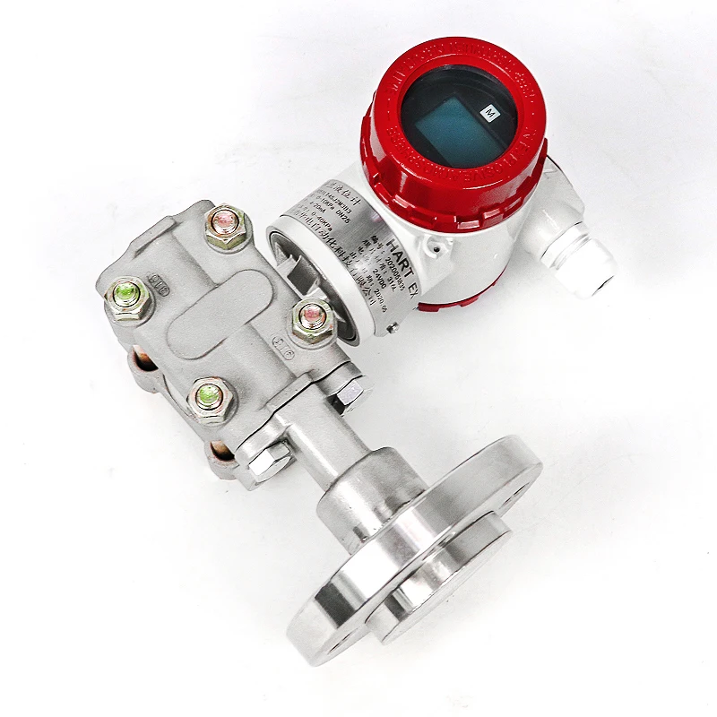 Flange Mounted Type Tank Level Meter Differential Pressure Level Transmitter RS232 Pressure Level Sensor