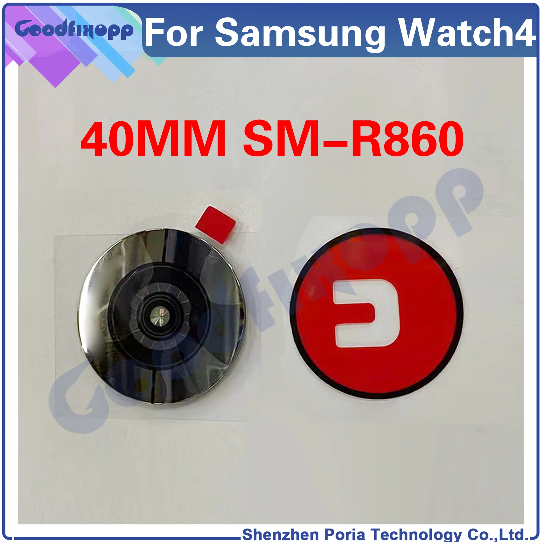 For Samsung Galaxy Watch 4 SM-R860 R860 R865 40MM SM-R870 R870 R875 44MM Watch4 Cover Rear Back Shell Glass Lens Replacement