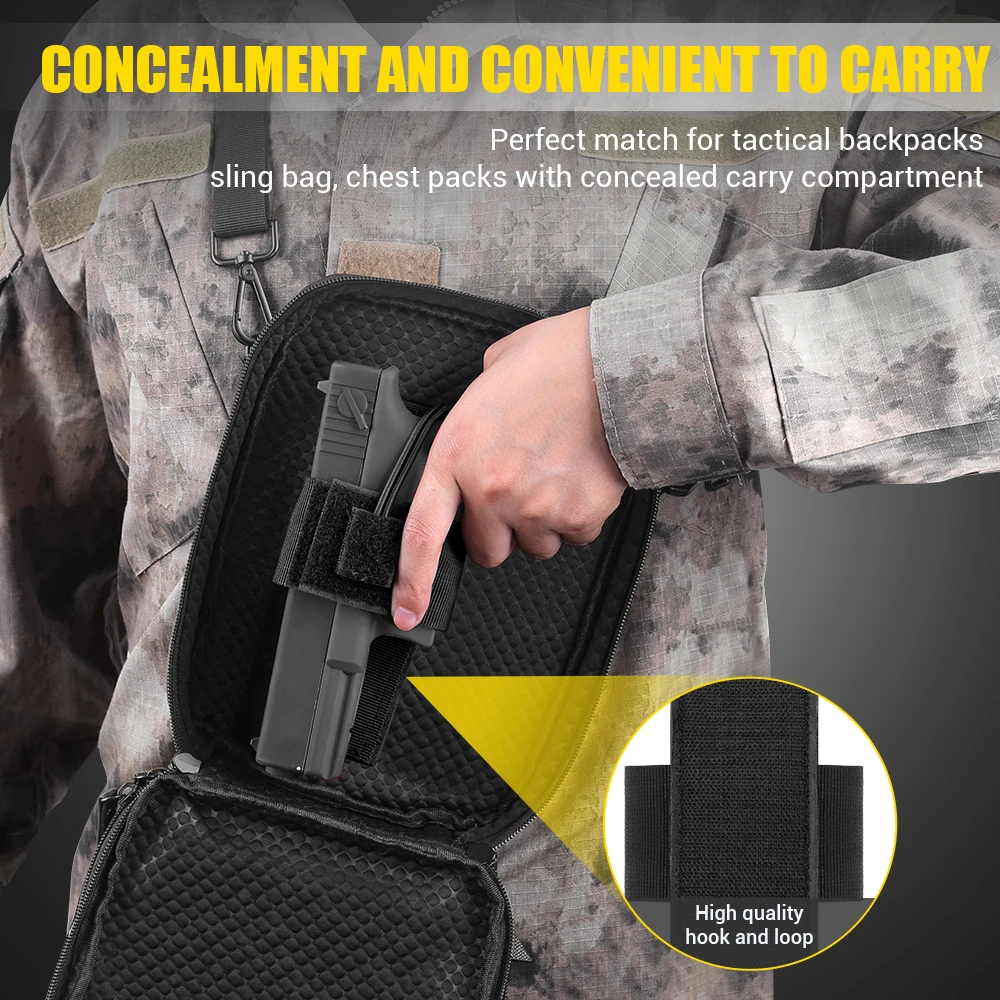 Universal Gun Holster Concealed Carry Pistol Holster Handgun Gun Carrying Pouch for Glock 1911 17 19 92 96 Beretta Revolver