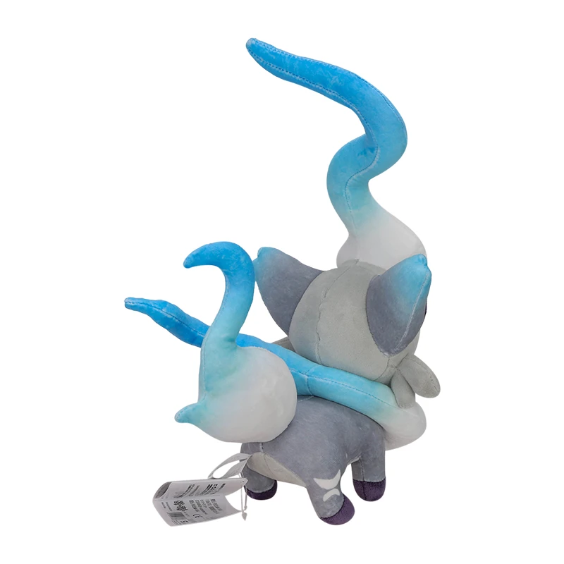 تاكارا تومي بوكيمون لامعة Hisuian Zorua 11 "لعبة قطيفة، بوكيمون سيف درع محشوة الحيوان القرمزي البنفسجي التبديل لعبة الكرتون #6