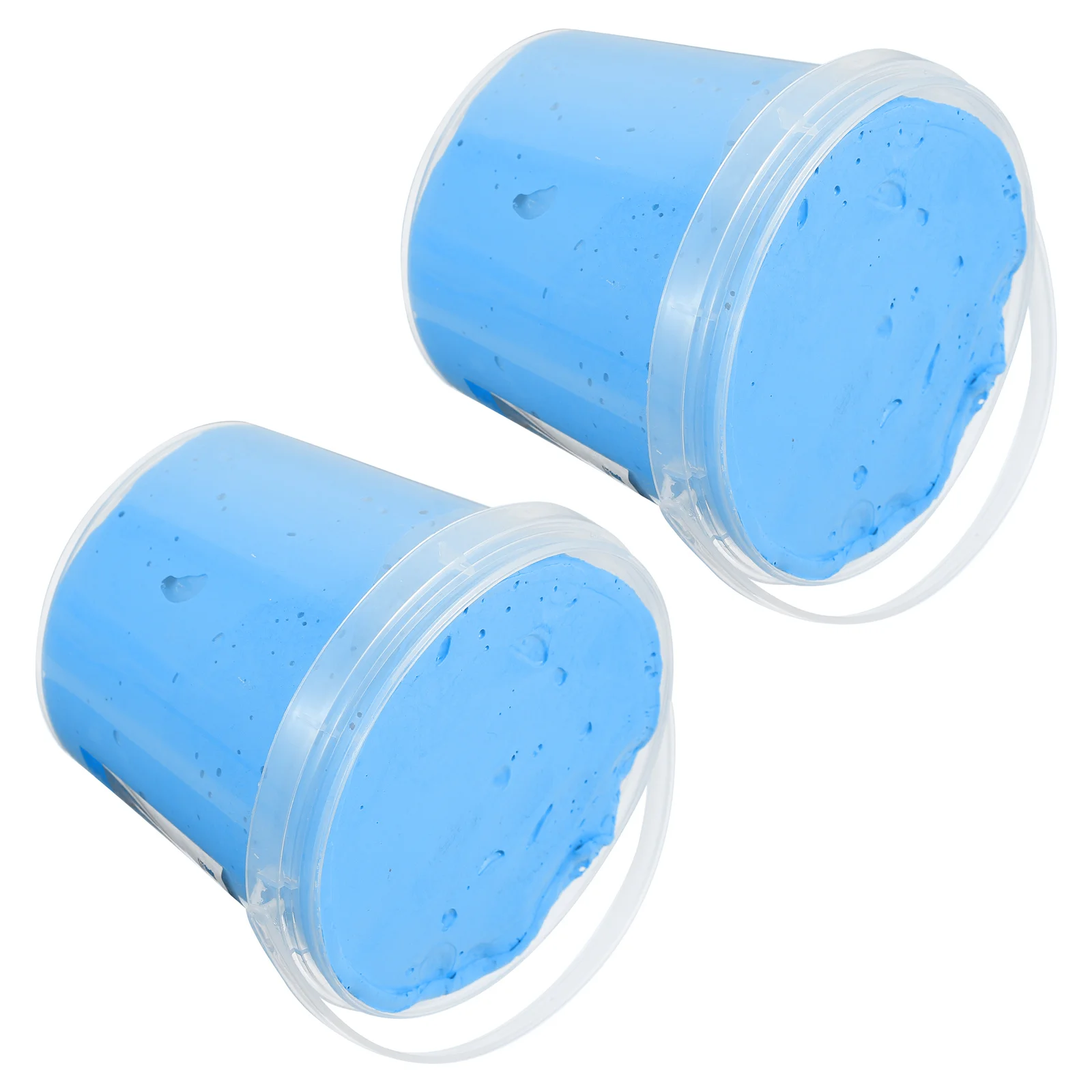 

2Pcs Ultra Light Clay DIY Pure Color Mud Children Educational Plaything Safe Resin Material Nonhardening Bright Eyecatching