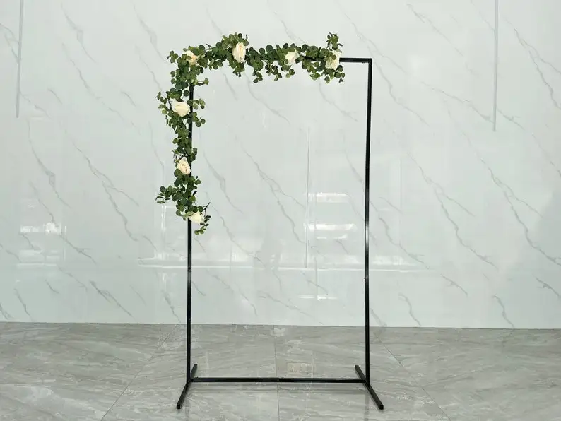 Wedding Welcome Sign Stand Flower Stand for Wedding Party Welcoming DecorWedding Party Decor Backdrop,Seating Chart Stand - view 3