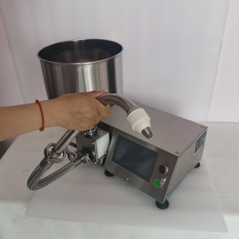 Factory outlet  Semi Automatic Bread Jelly Filler Puff Jam Inject Cake Donut Fill Injector Chocolate Machine Cream Depositor