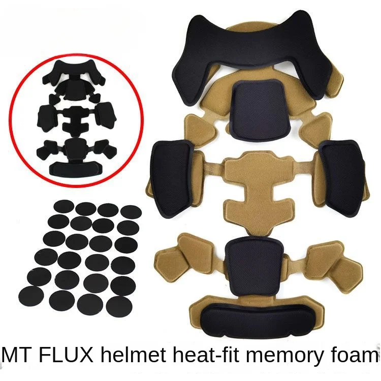 Wendy Lined FLUX Double Memory Sponge Shock Absorption Cushioning Head Pad Tactical Helmet Accessories