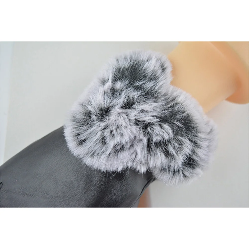 

1Pair Winter Warm Gloves Touch Screen Windproof Thicken for Cycling Hiking Outdoor Black Gloves for Winter Warm Windproof Glove