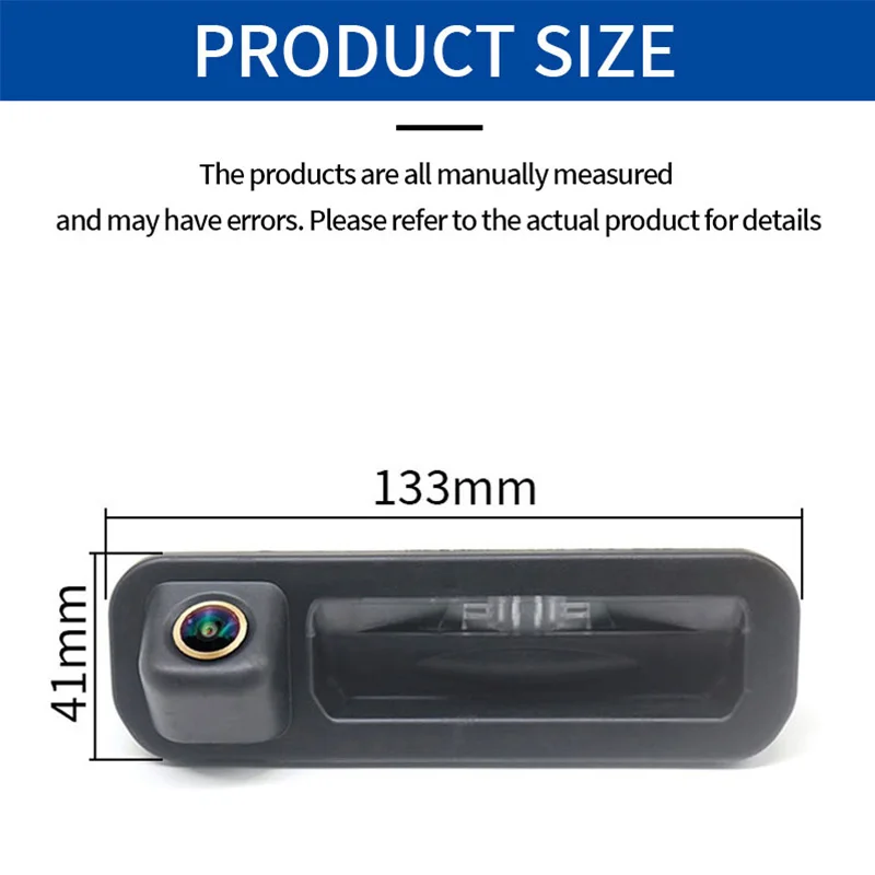 AHD 1080P Car Rear View Reverse Trunk Handle Camera For Ford Focus 3 MK3 C MAX Waterproof Night Vision Backup Camera