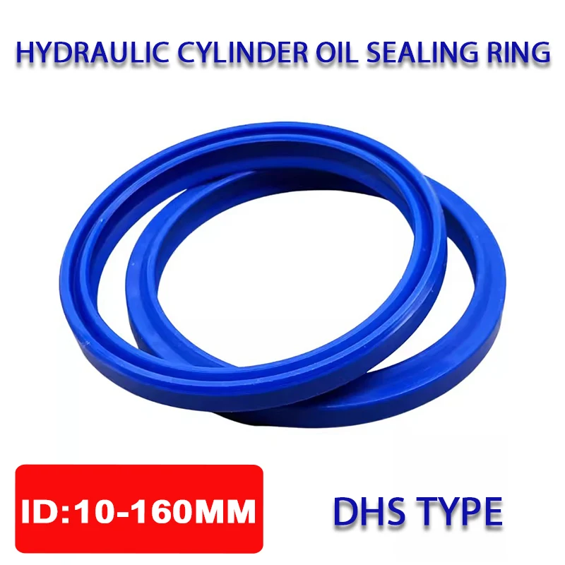 Polyurethane Hydraulic Cylinder Oil Sealing Ring ID 10-160mm OD 19.2-174mm DHS Type Shaft Sealing Ring Gasket Dust Ring