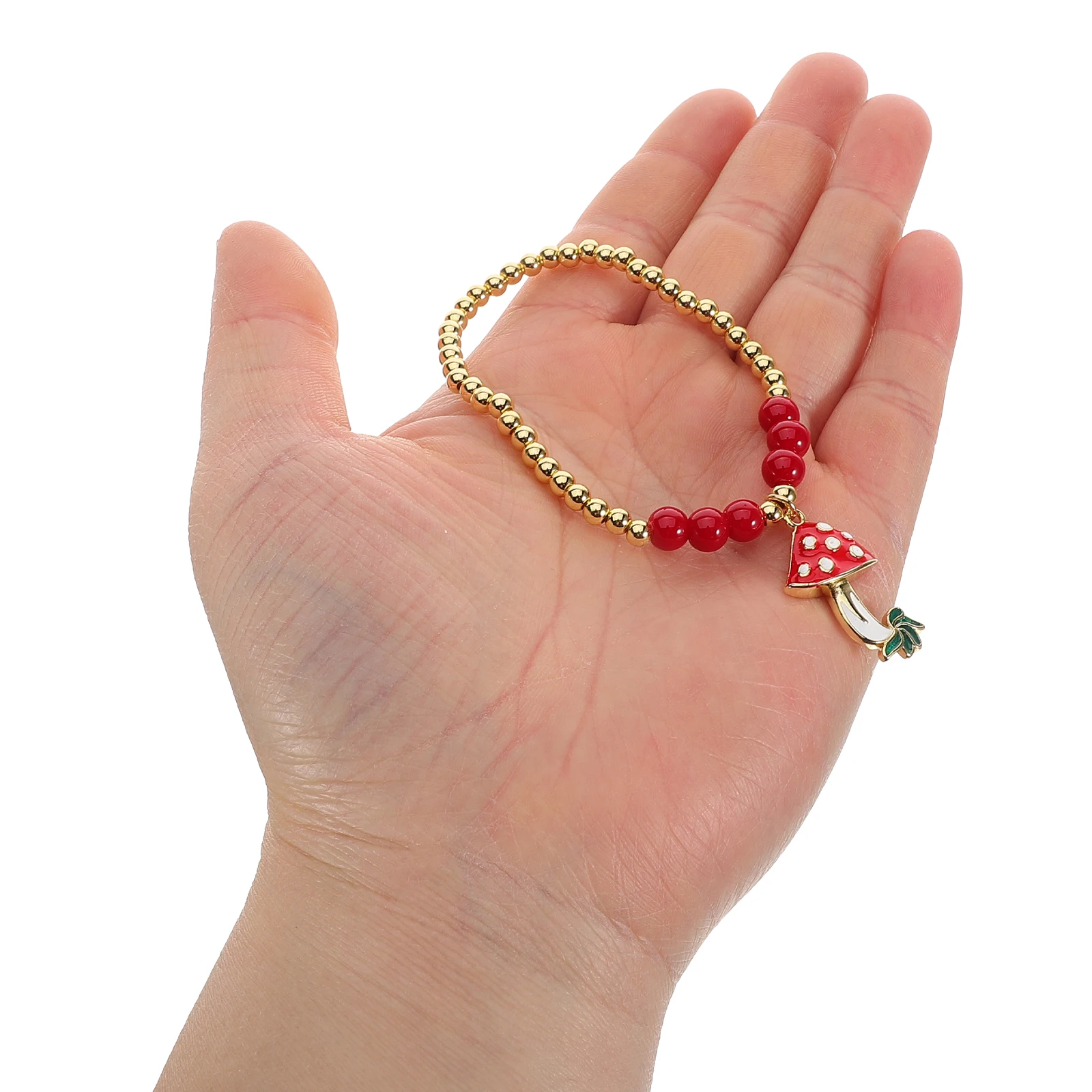 

Crystal Zircon Mushroom Bracelet Chain Adjustable Length Women Jewelry Beach Anklet Charms Trendy Bracelets Body Chain