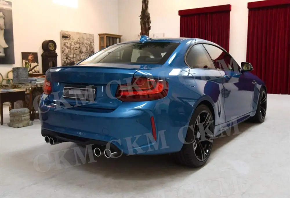 

Carbon Fiber For BMW F22 F87 M2 M2C Coupe 2015-2019 Rear Bumper Trunk Lid Tail Spoiler Gate Cover Trim Car Bodykits Accessories
