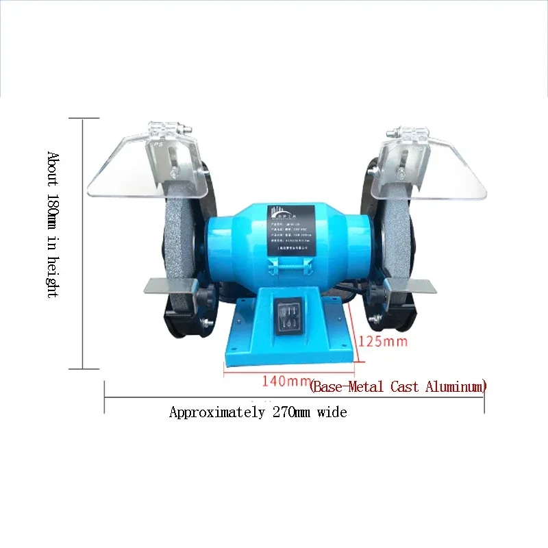 A Polishing And Grinding Machine Wet And Dry Micro Tabletop All-Copper Motor For Fast Grinding And Low Noise Grinding Wheel