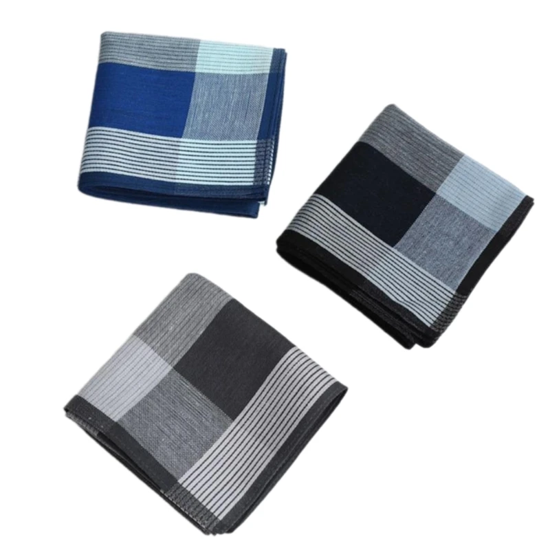

Pack Of 1/3 Men's Fabric Handkerchiefs Perfect For Daily Use Or Special Occasion best sale