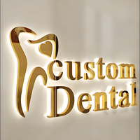 Personalized LED Light Advertising Backlit Letters Waterproof Steel Custom Logo Letter Signboard LED Sign