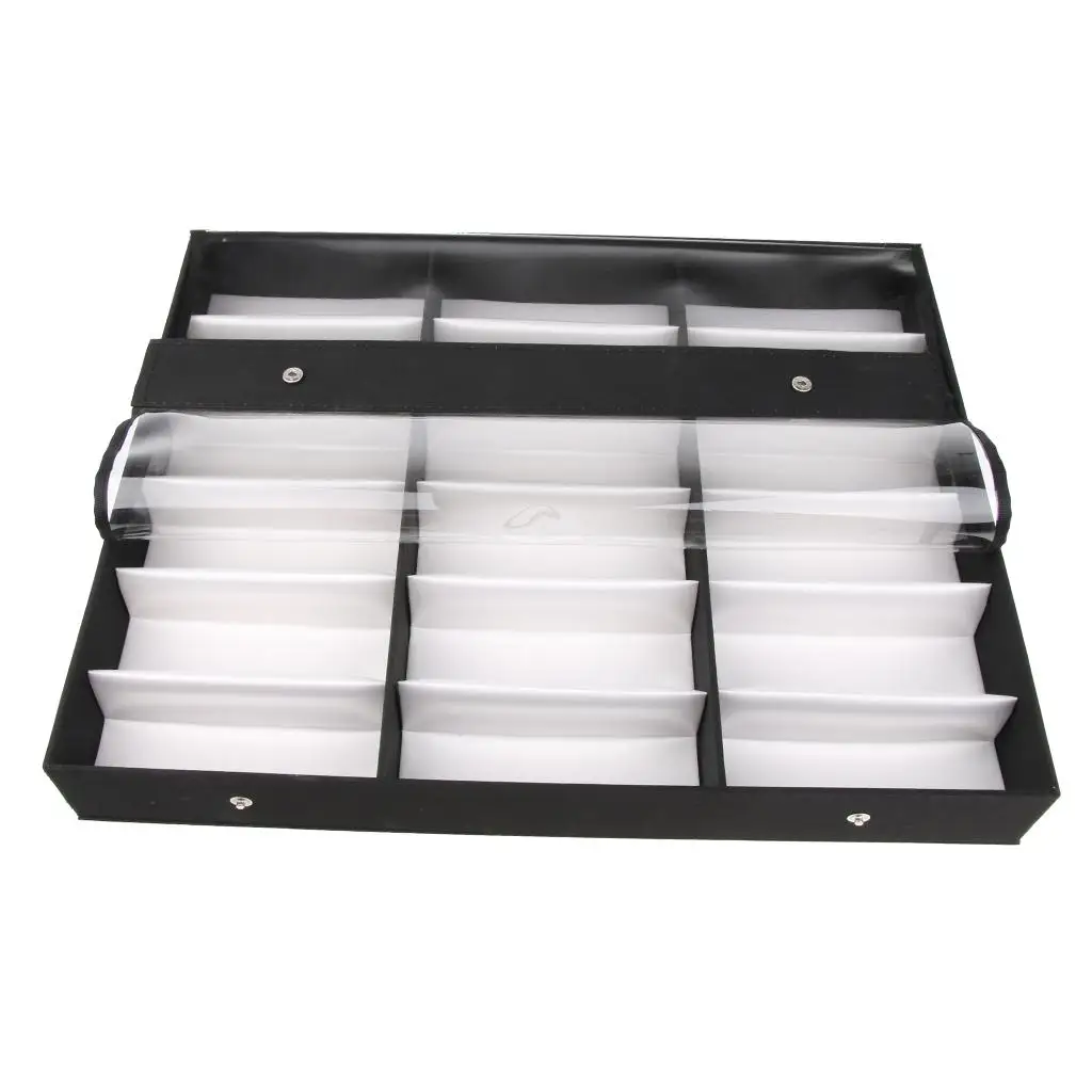 18 Slots Eyewear Display Box Glasses Holder for Shows, Shops Home