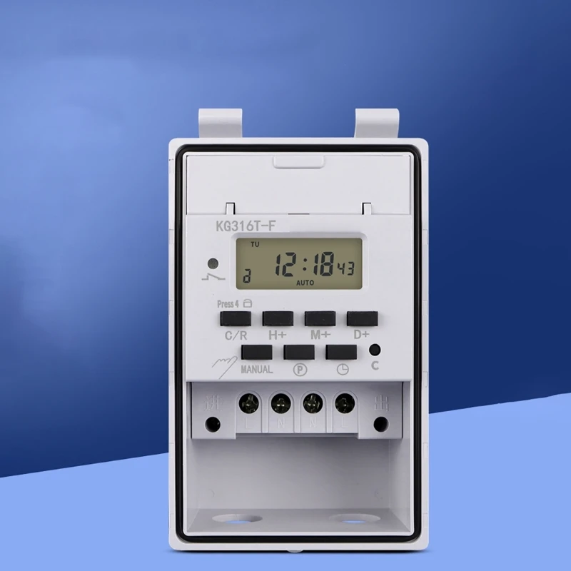 In Wall Switches Gang Countdowns Programmable Timer Auto Bathroom Fan LED Lamp Dropship