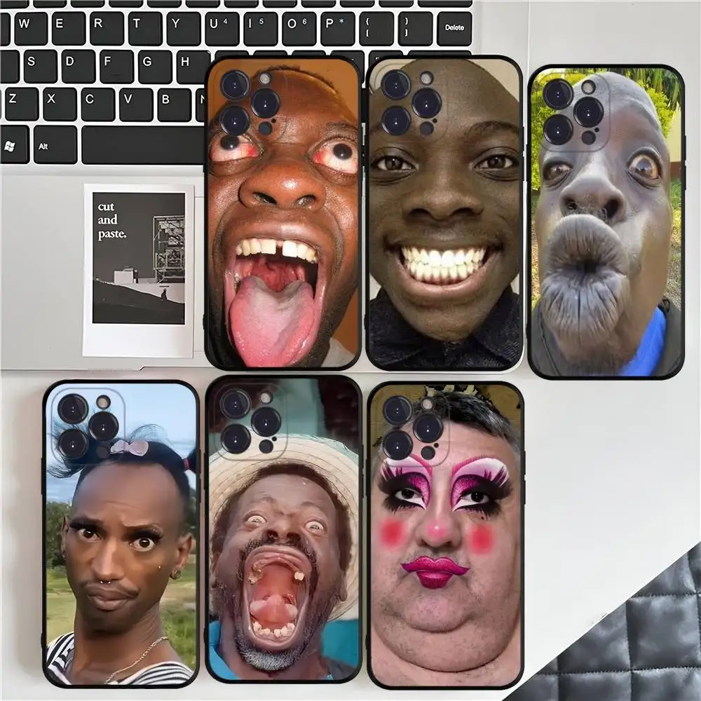 

Ugly Man Funny Phone Case For IPhone 17 16 15 14 11 12 13 Pro Max Plus Mini Soft Back Cover