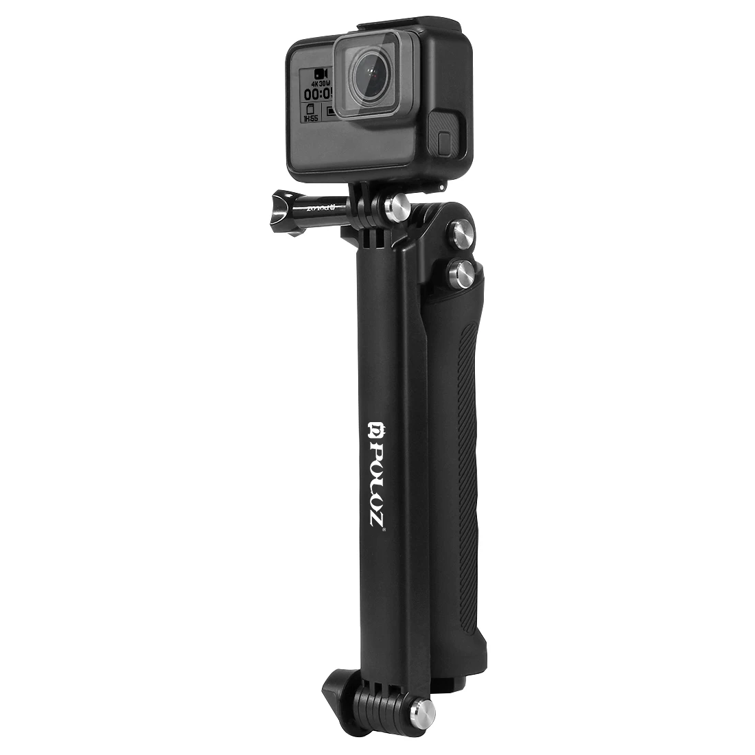 عصا سيلفي ترايبود قابلة للطي PULUZ ، تمديد Monopod ل GoPro ، Insta360 ، واحد R DJI ، عمل Osmo وكاميرا حركة أخرى ، قبضة 3 طرق