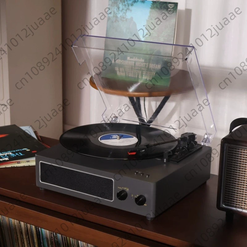 Vinyl record player gift portable record player retro phonograph bluetooth speaker living room stereo all-in-one machine