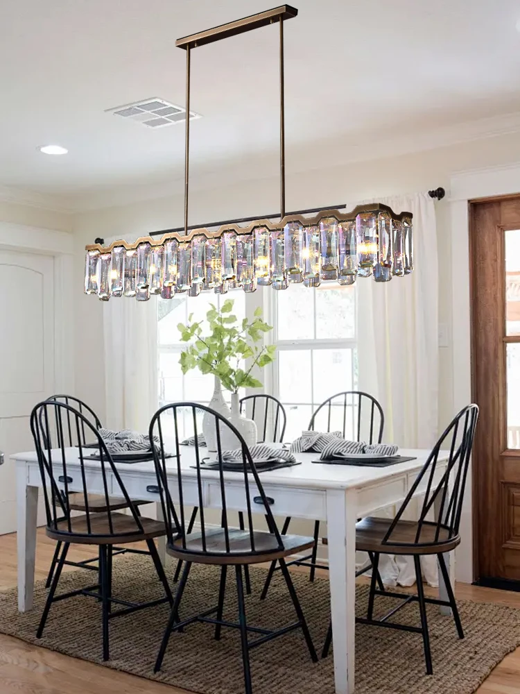 

chandeliers luxury modern crystal lamp decor sitting room Bar living room decoration lightings Glossy dimmable ceiling light