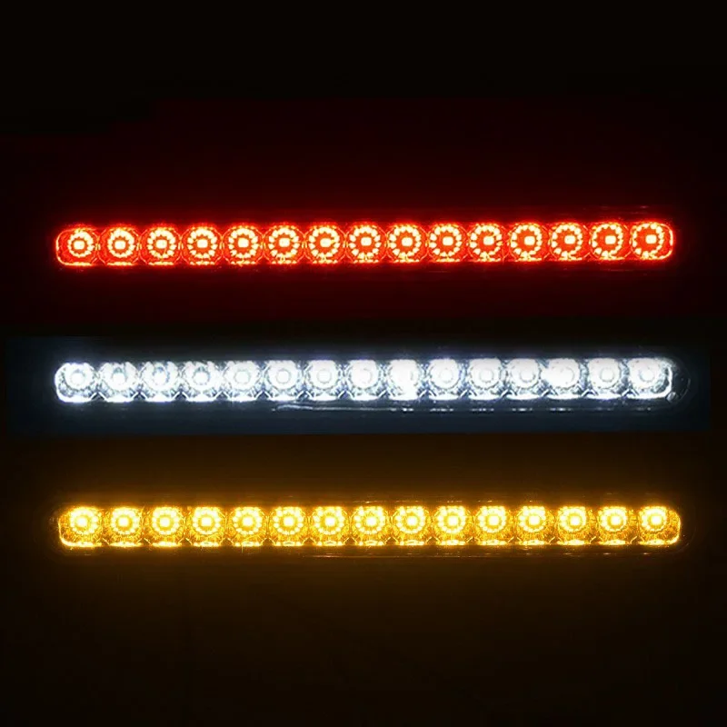 15LED High Level Additional Brake Tail Light 12V24V Car Trailer Tail Light Truck Tail Truck Side Lights Led Lights for Car