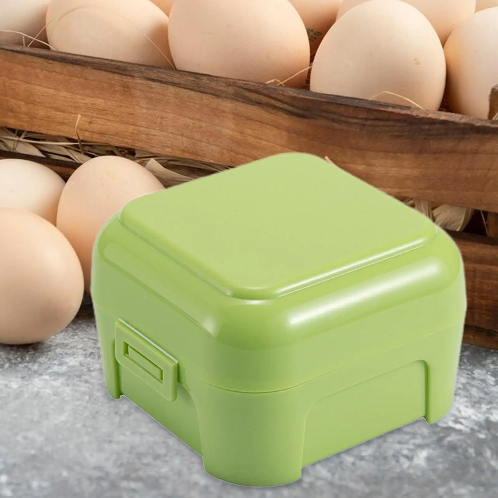 4 Grid Egg Container Carrier Leakproof Egg Holder for Camping Travel Outdoor