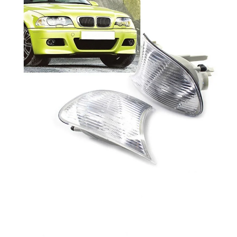 

Комплект автомобильных угловых фонарей для BMW M3 2001, подходит для 325Ci подходит 330Ci BM2520108 BM2521108