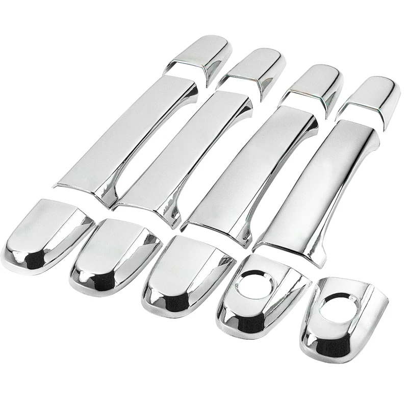 Silver Exterior Side Door Handle Cover Trim Set ABS Plastic Fit for Lexus RX300 SUV 1999 2000 2001 2002 2003