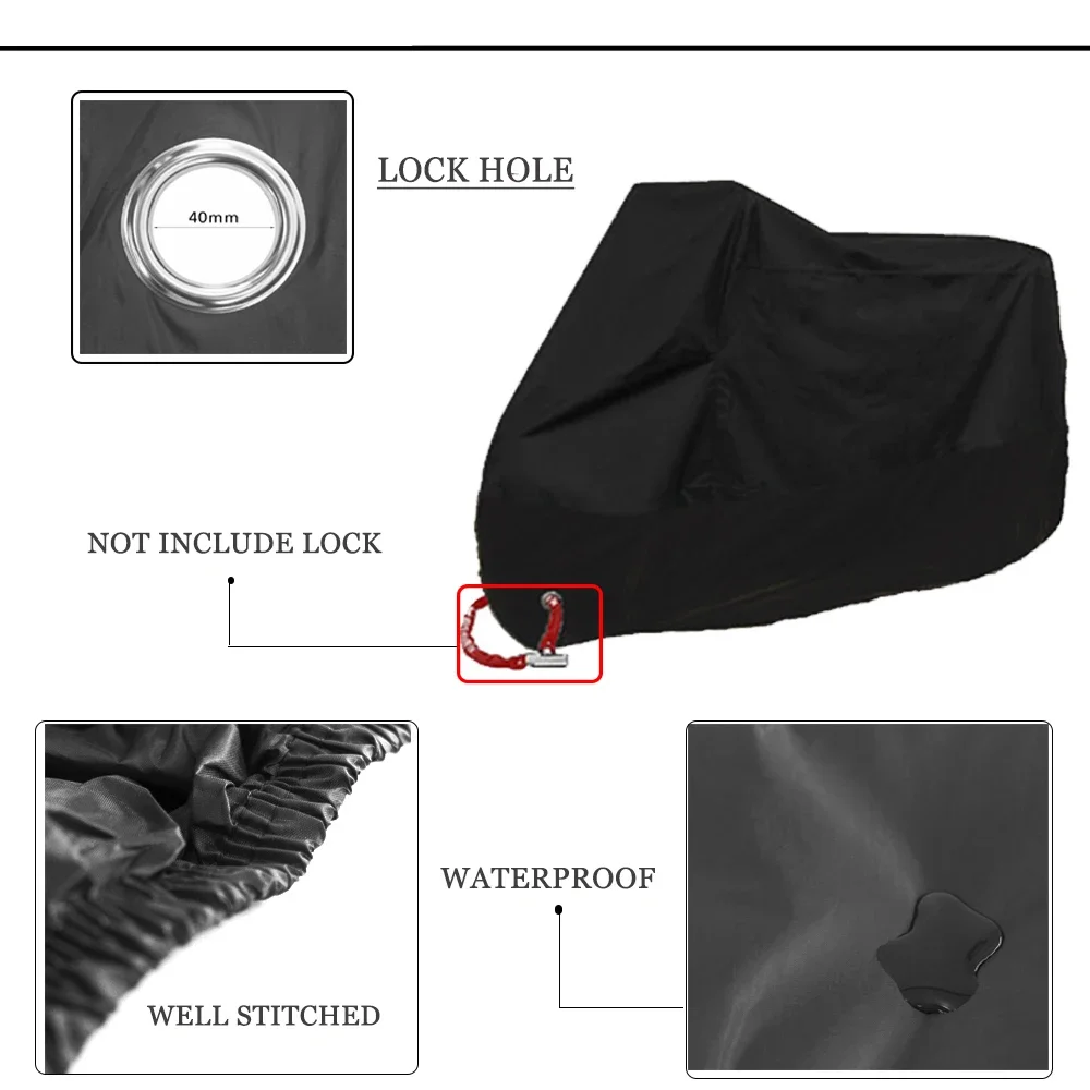 For BMW F850GS F750GS F800GS F700GS R1200GS ADV R1250GS Adventure Motorcycle Cover Waterproof Dustproof UV Protective Rain Cover