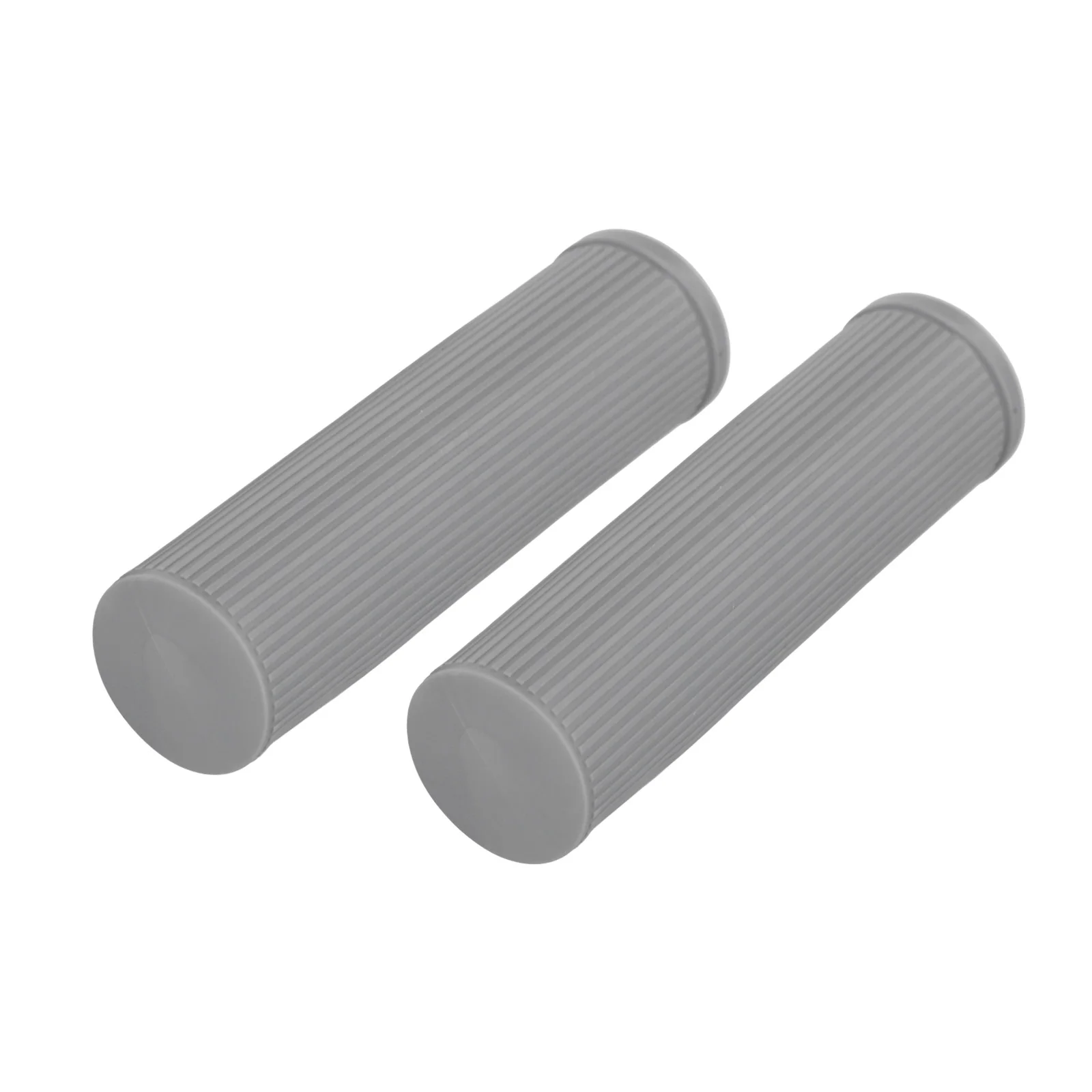 

11.8*3.2cm Handlebar Grips Handlebar Grips Anti-slip Elasticity Long-term Use Rubber Vertical Stripes Wear-resistant