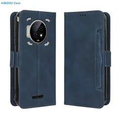 For Oukitel WP19 18 13 15 5 6 Pro Retro Leather Case Luxury Detachable Card Holder Wallet Flip Cover Oukitel19 WP 19 Phone Bags