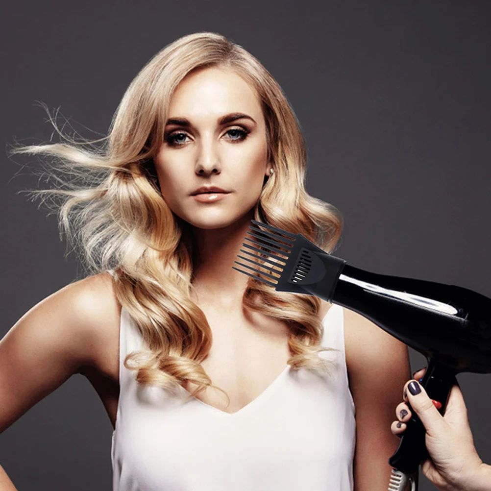 

5Pcs Hair Dryer Nozzle Replacement Wide Comb Attachment Durable Plastic Blow Dryer Accessory Reduce Frizz Styling