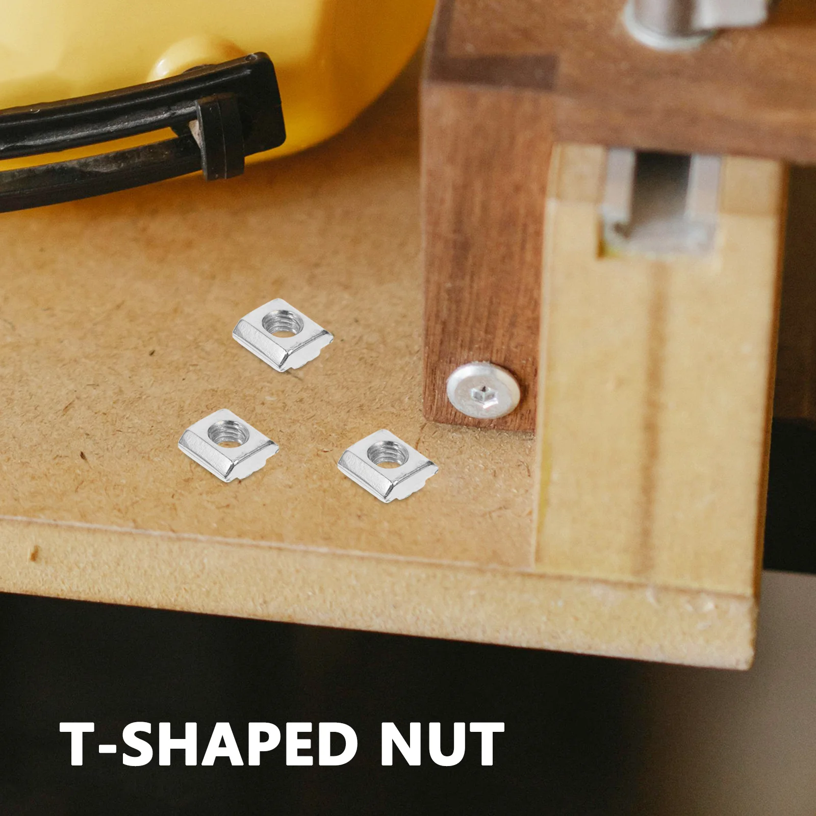 

30Pcs Sliding T Nuts Carbon Steel Tee Slot Nuts for Aluminum Extrusions Frame Industrial Profile T-Nut Slide in Hammer Head