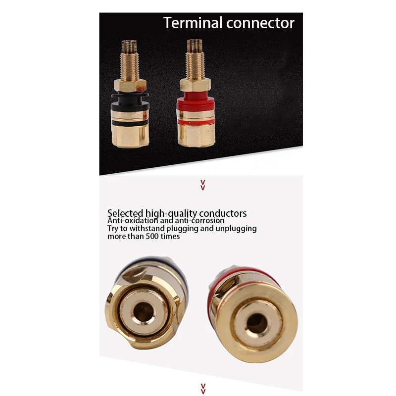COFA-Speaker Binding Post Terminal Connector สําหรับ Power Amplifier Chassis Terminal และ Speaker Terminal
