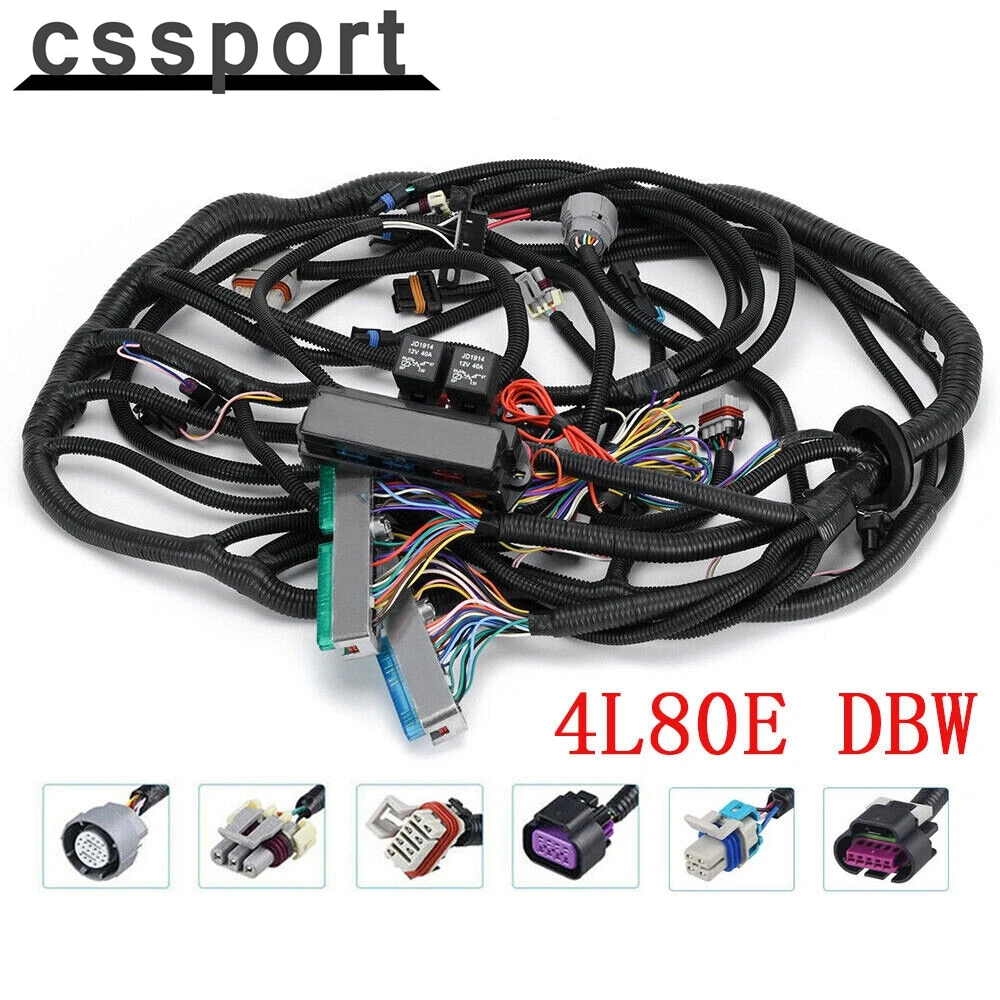 

03-07 LS LS3 Vortec Stand alone Wire Harness Drive by wire 4L80E 4.8 5.3 6.0 DBW