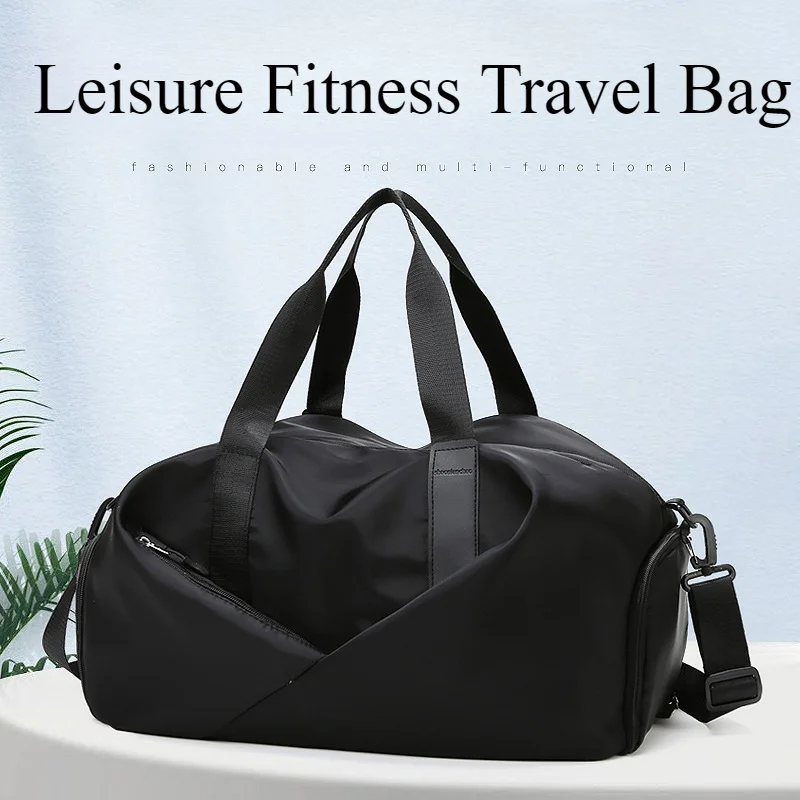 

Black Sports Gym Bag Travel Dry Wet Bag Handbag Multifunction Swimming Shoulder Messenger Weekend Fitness Training Bag