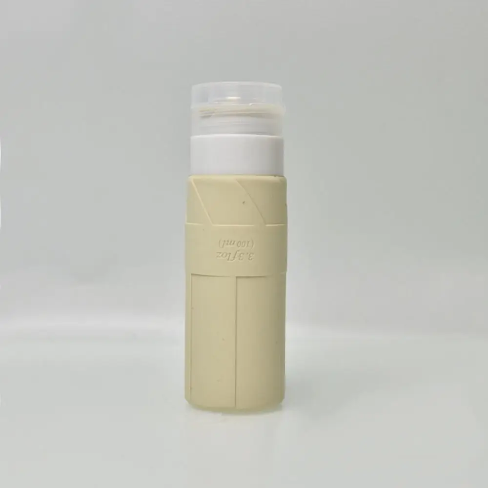

New 100ML Silicone Refillable Bottles Squeeze Empty Shower Gel Lotion Bottle Large Capacity Shampoo Sub-Bottling Travel