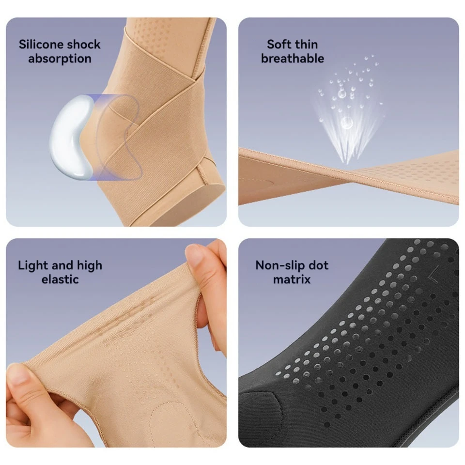 AOLIKES Ankle Brace,Compression Ankle Support,for Men and Women with Sprained Ankles, Ankle Wrap Stabilizing Ligaments