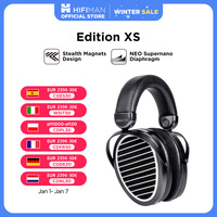 HIFIMAN Edition XS Full-Size Over-Ear Open-Back Planar Magnetic Hi-Fi Headphones with Stealth Magnets Design Adjustable Headband