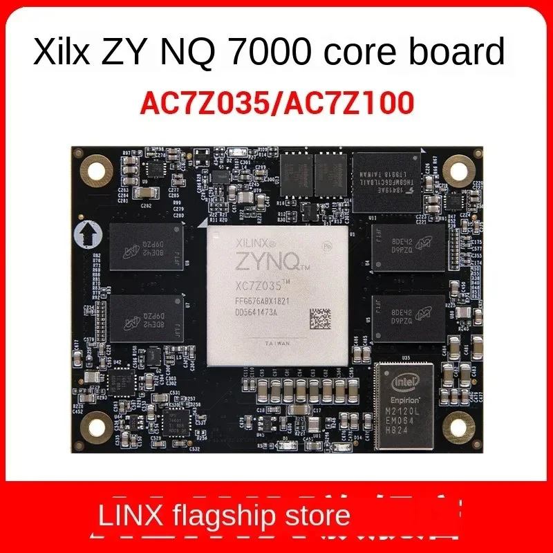 Development Core Board Xc7z035 Xc7z100 Industrial Alinx Black and Golden Ac7z035 Ac7z100