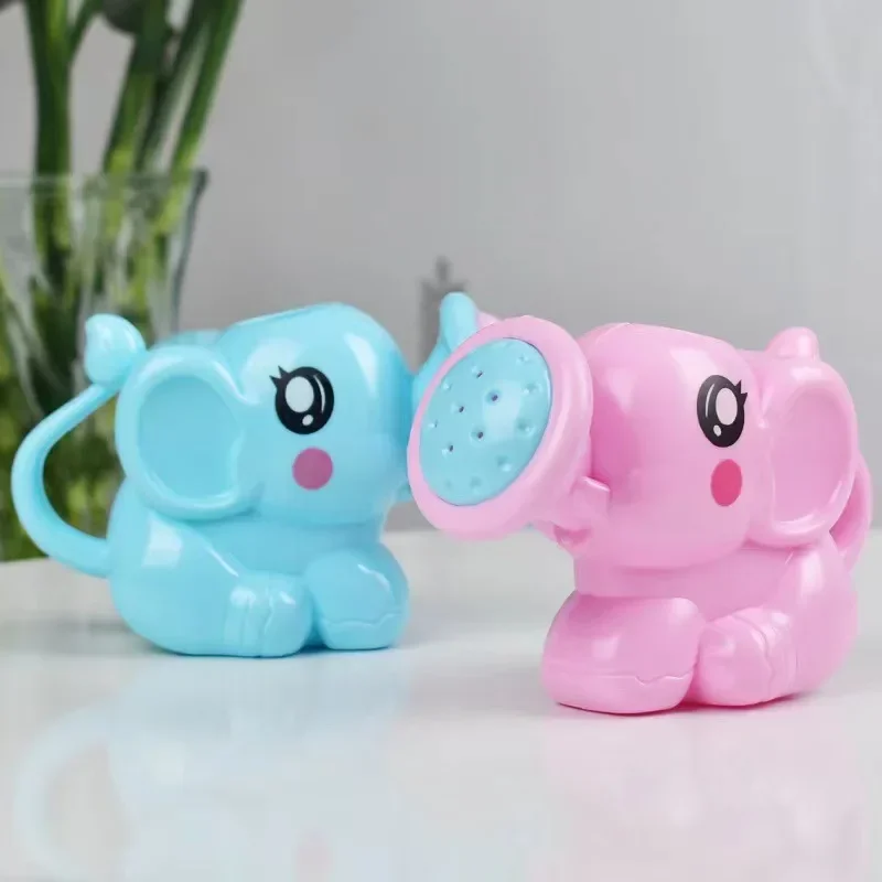 Bath Toy Plastic Kettle Bath Shower Tool Baby Bathroom Toy Elephant Watering Pot Shower Toy for Children Summer Bath Sprinkler