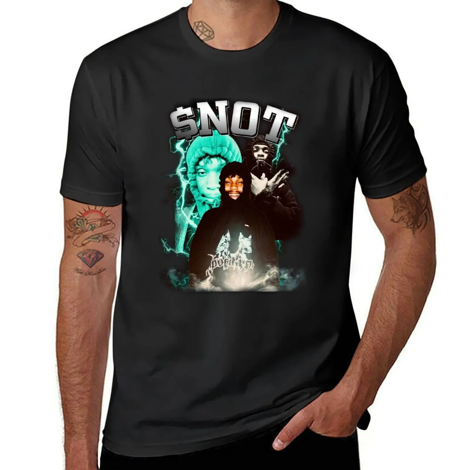 SNOT Bootleg design (Rapper) T-Shirt korean fashion sports fans t shirt men