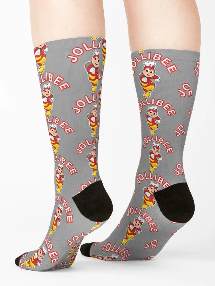 Jollibee Mascot Philippines Jollibee Fast Food Pilipinas Icon Filipino favorites Socks cycling short Socks Female Men's