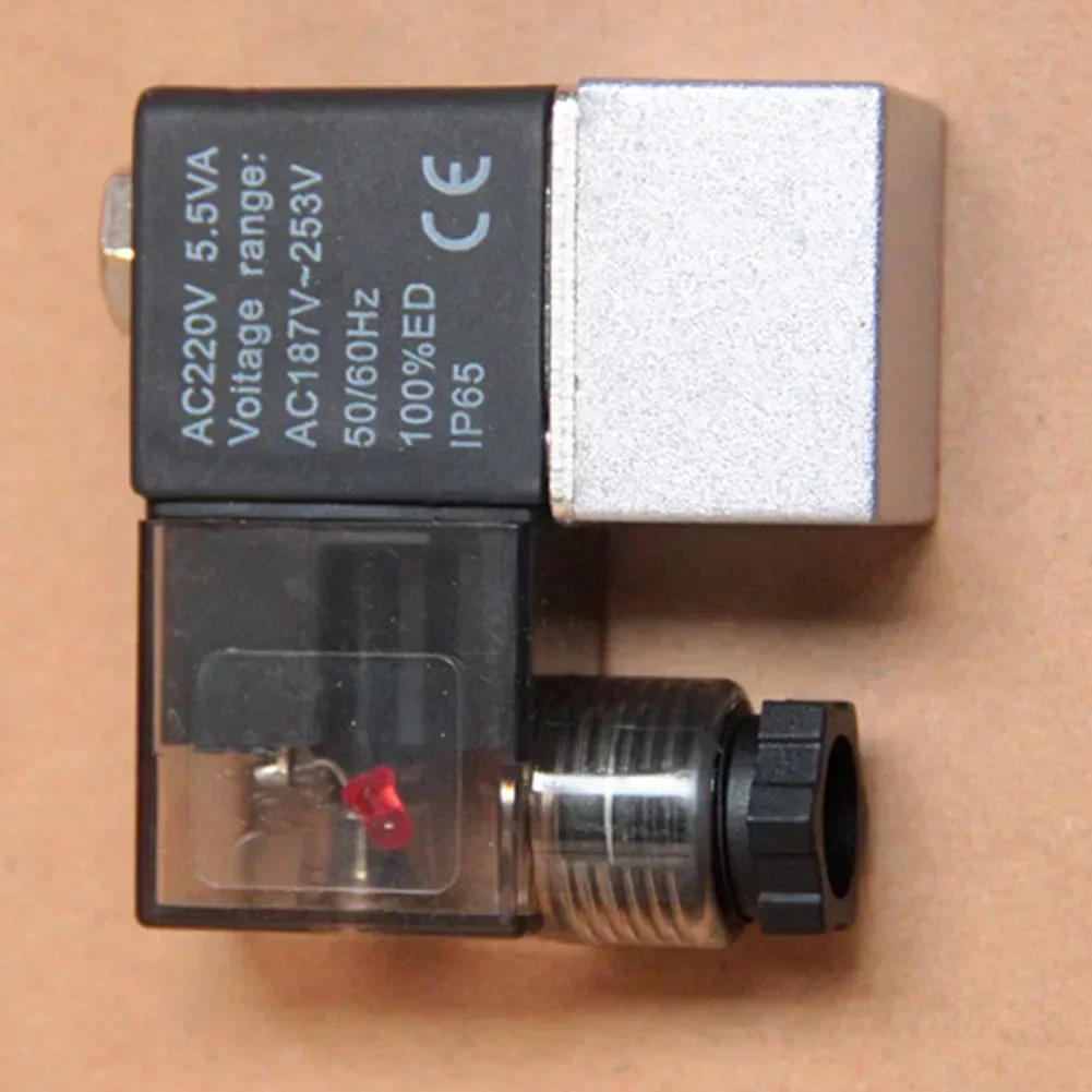 الهواء الصامت خالية من الزيت ضاغط الهواء الملف اللولبي صمام التحكم الداخلي صمام إيقاف الهواء استبدال الملحقات للأدوات الهوائية #2