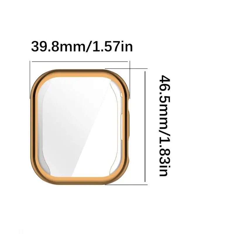 D08B Case For Watch 6 Waterproof TPU Cover Watch Screen Protectors Bumper