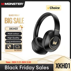 Monster XKH01 HD Call HiFi Sound Earbuds Gaming Wireless Headphones Bluetooth Earphones 5.3 Foldable & Easy To Store Headset