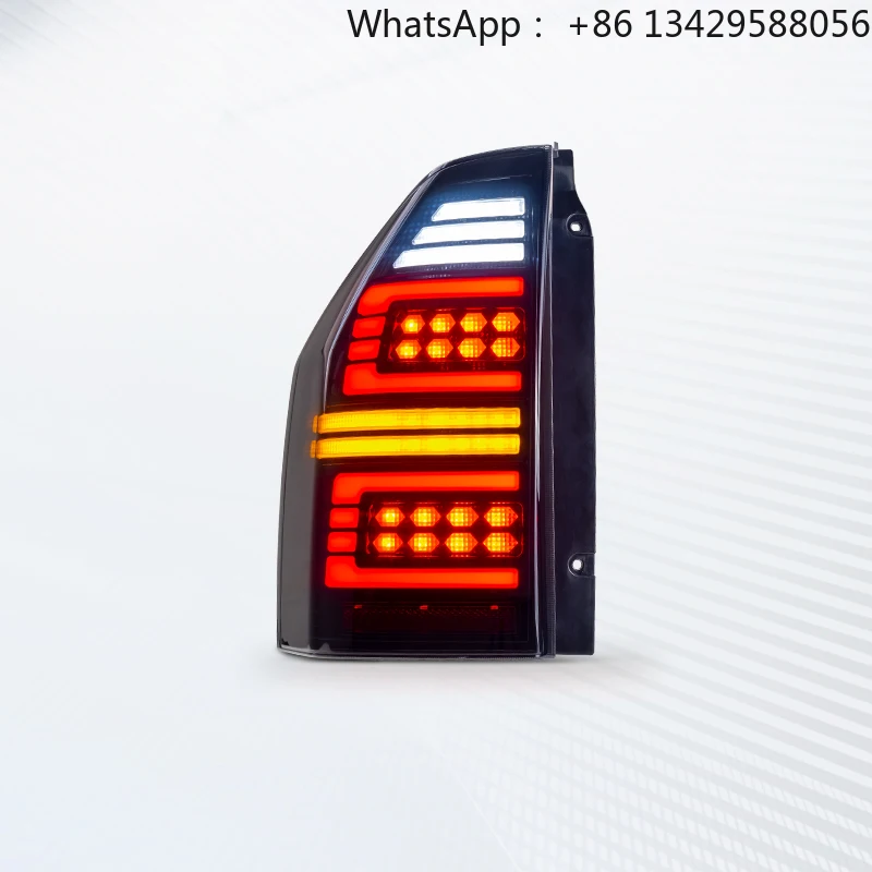 New 12V for Mitsubishi Pajero V73 Tail Light Assembly Modified LED Driving Light Sequential Turn Signal Brake Light Condition