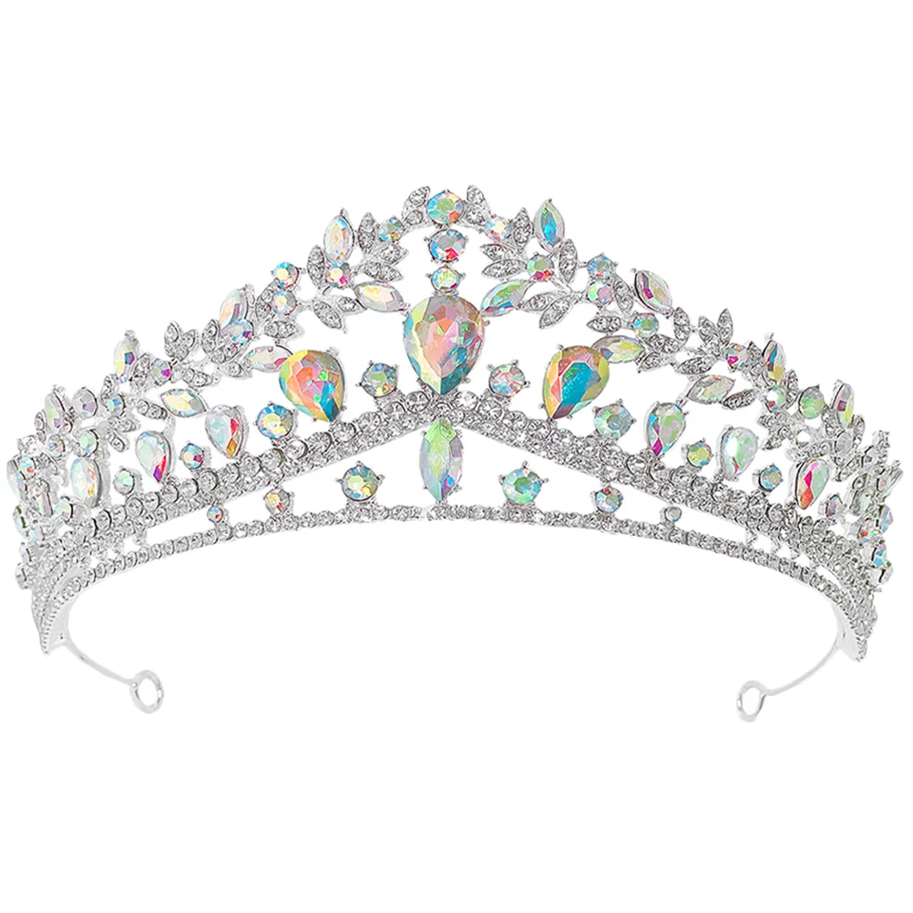 Crown Hair Accessory Cosplay Accessories Birthday Bride Crowns for Wedding Fairy Women Rhinestone Pageant Miss Bridal